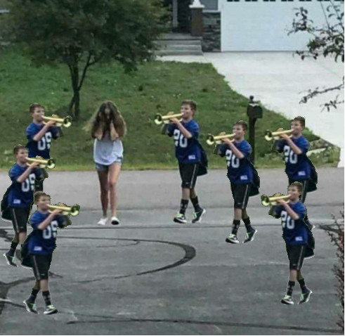 Trompet x 7 Blank Meme Template