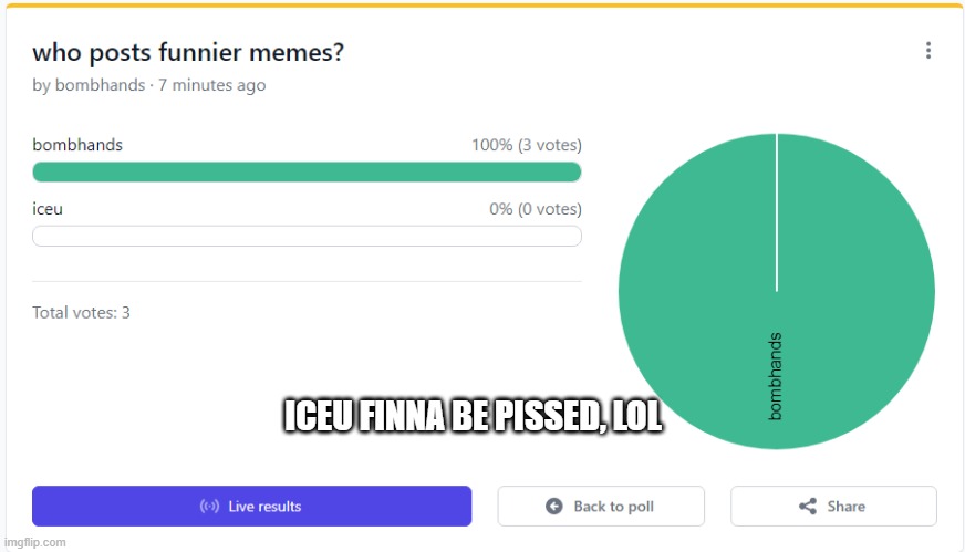 ICEU FINNA BE PISSED, LOL | made w/ Imgflip meme maker