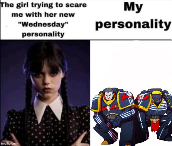 Deez nuts | image tagged in the girl trying to scare me with her new wednesday personality | made w/ Imgflip meme maker