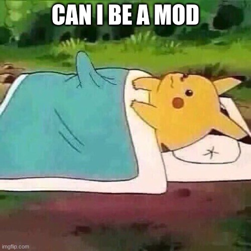 Pikachu boner | CAN I BE A MOD | image tagged in pikachu boner | made w/ Imgflip meme maker