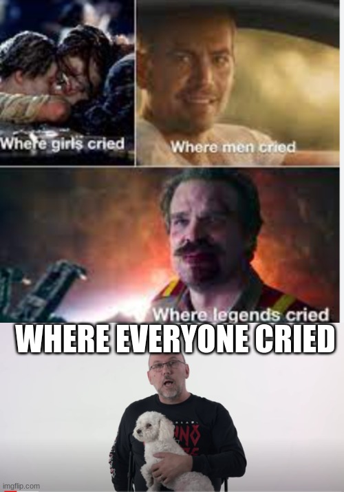 WHERE EVERYONE CRIED | made w/ Imgflip meme maker