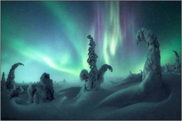 Polar Lights | image tagged in polar,lights,aurora borealis | made w/ Imgflip meme maker