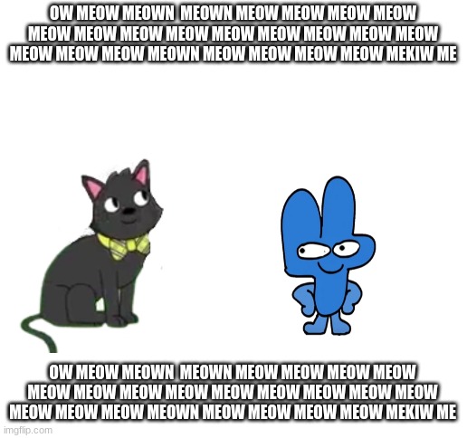 sir meows a lot | OW MEOW MEOWN  MEOWN MEOW MEOW MEOW MEOW MEOW MEOW MEOW MEOW MEOW MEOW MEOW MEOW MEOW MEOW MEOW MEOW MEOWN MEOW MEOW MEOW MEOW MEKIW ME; OW MEOW MEOWN  MEOWN MEOW MEOW MEOW MEOW MEOW MEOW MEOW MEOW MEOW MEOW MEOW MEOW MEOW MEOW MEOW MEOW MEOWN MEOW MEOW MEOW MEOW MEKIW ME | image tagged in blank white template | made w/ Imgflip meme maker