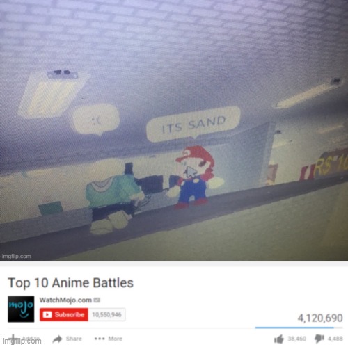 image tagged in top 10 anime battles | made w/ Imgflip meme maker