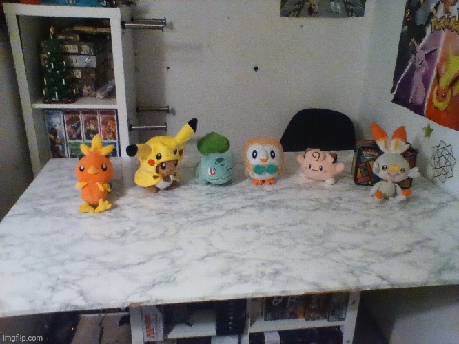 My pokemon plushies :D | image tagged in pokemon,plush,collection | made w/ Imgflip meme maker