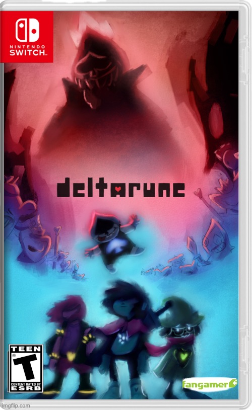 Not my art | image tagged in deltarune,fake switch games,nintendo switch,nintendo,video games | made w/ Imgflip meme maker