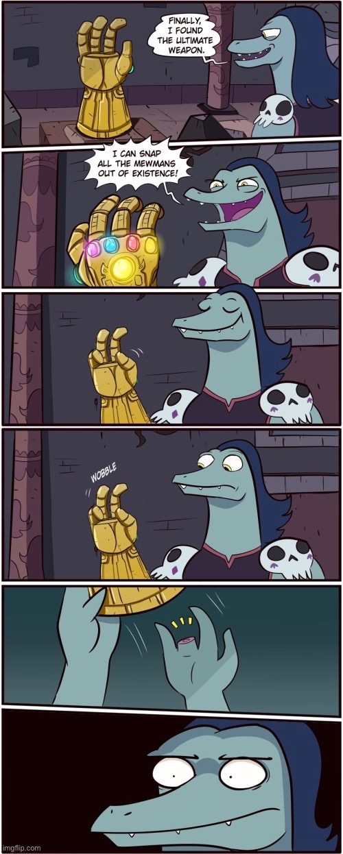 Infinity Gauntlet Fail | image tagged in morningmark,svtfoe,comics/cartoons,star vs the forces of evil,comics,memes | made w/ Imgflip meme maker