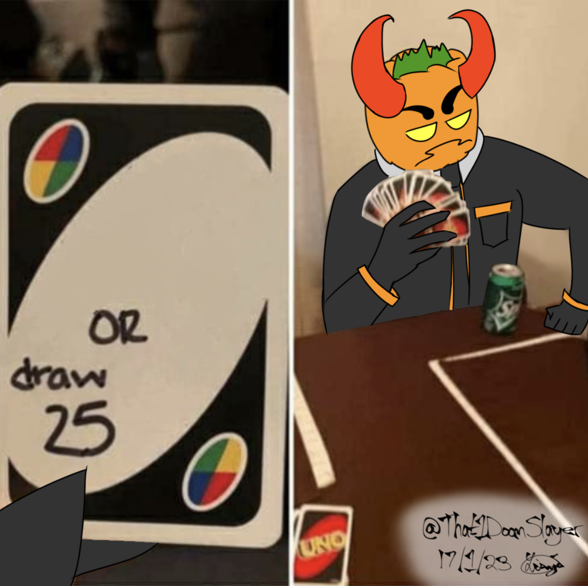 Darkuun draw 25 Blank Meme Template