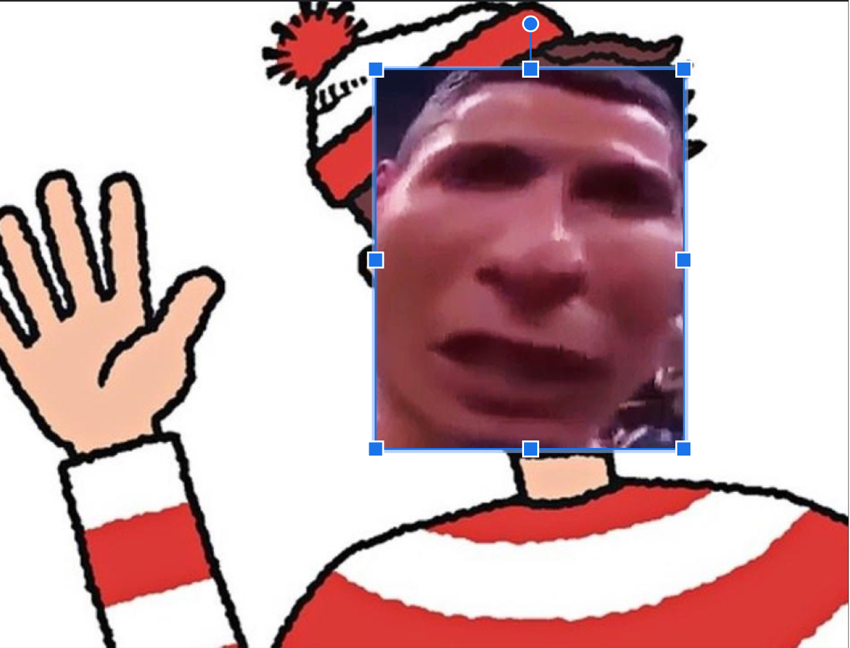 Christiano Waldo Blank Meme Template