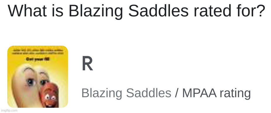 that isn't Blazing Saddles | made w/ Imgflip meme maker