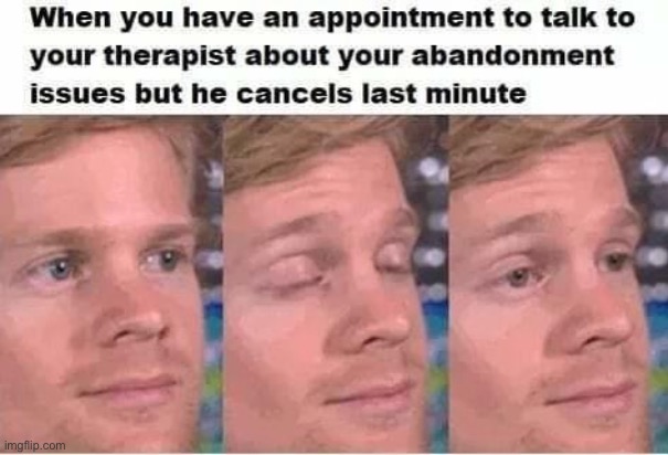 image tagged in repost,blinking guy,memes,funny,doctor,appointment | made w/ Imgflip meme maker