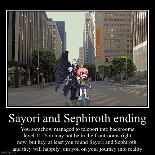 Sayori and Sephiroth - Imgflip