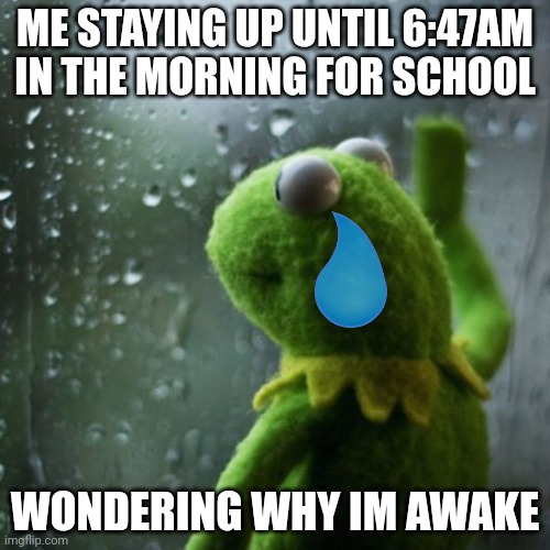 Ok dont you gu- | ME STAYING UP UNTIL 6:47AM IN THE MORNING FOR SCHOOL; WONDERING WHY IM AWAKE | image tagged in sometimes i wonder | made w/ Imgflip meme maker