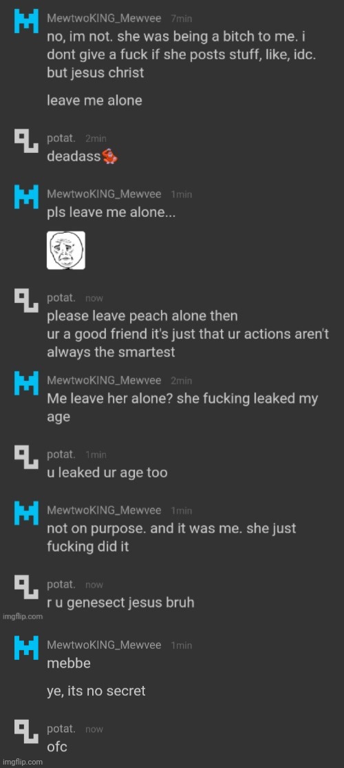 "not on purpose" dawg be fr nobody held u hostage and forced u to tell a buncha strangers that ur 12 | made w/ Imgflip meme maker