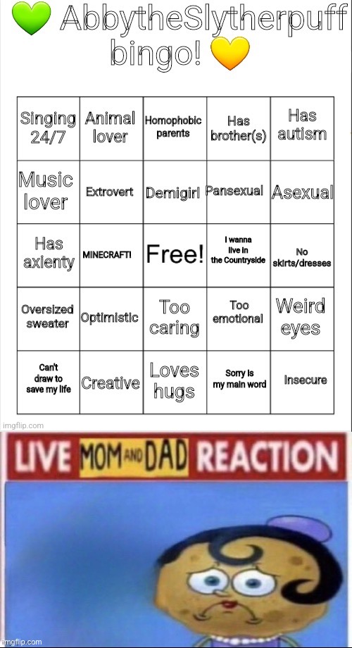 Made the horrible decision to open the middle school stream to plug in my meme and found this temp | image tagged in abbytheslytherpuff bingo | made w/ Imgflip meme maker
