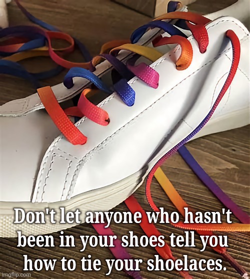 Walk in My Shoes | image tagged in wisdom,judging | made w/ Imgflip meme maker