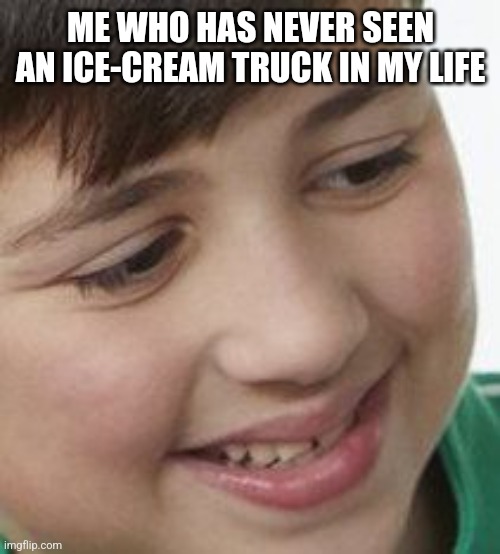 Dying inside | ME WHO HAS NEVER SEEN AN ICE-CREAM TRUCK IN MY LIFE | image tagged in dying inside | made w/ Imgflip meme maker