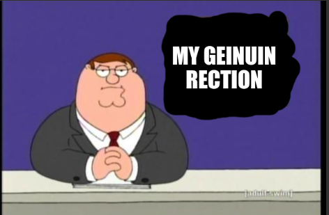 my geinuin reaction Blank Meme Template