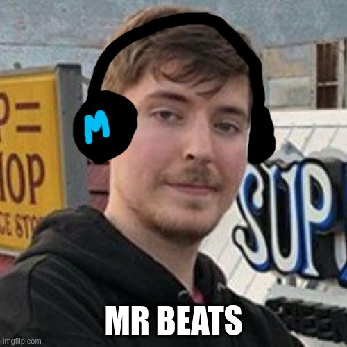 See what i did? hehe | MR BEATS | image tagged in mr beast | made w/ Imgflip meme maker