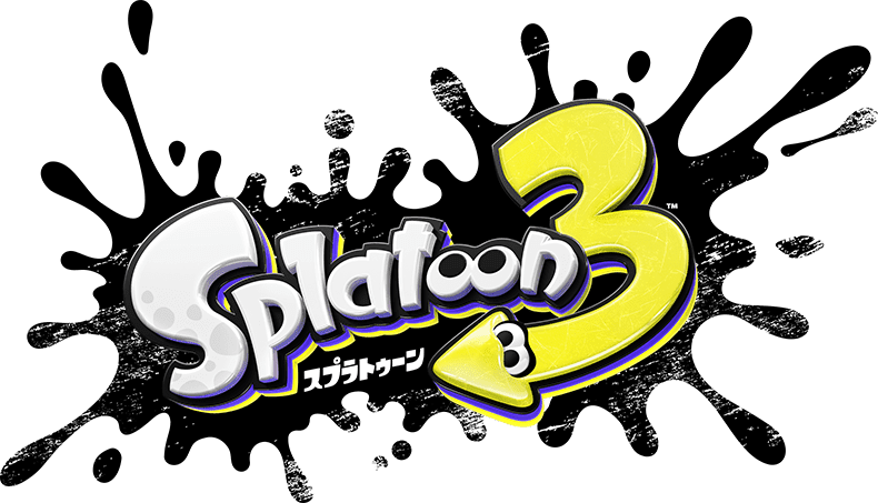 High Quality Japanese Splatoon 3 Logo Blank Meme Template