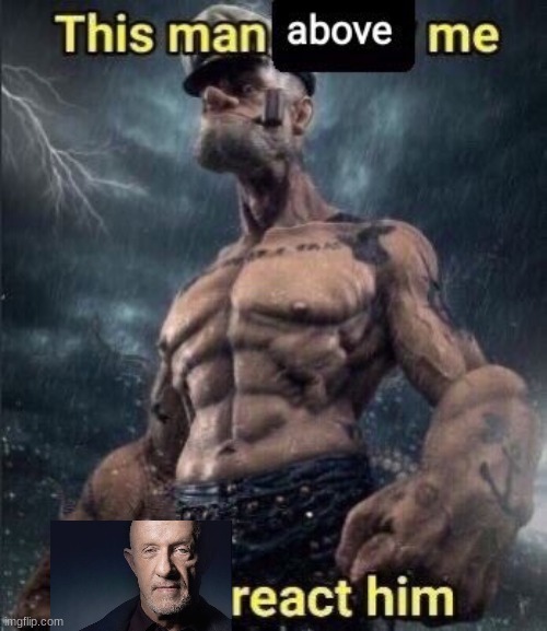 this man above me fish react him | image tagged in this man above me fish react him | made w/ Imgflip meme maker