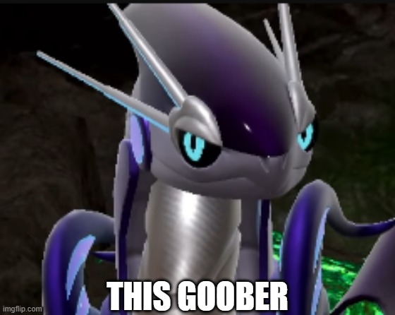 smug miraidon | THIS GOOBER | image tagged in smug miraidon | made w/ Imgflip meme maker