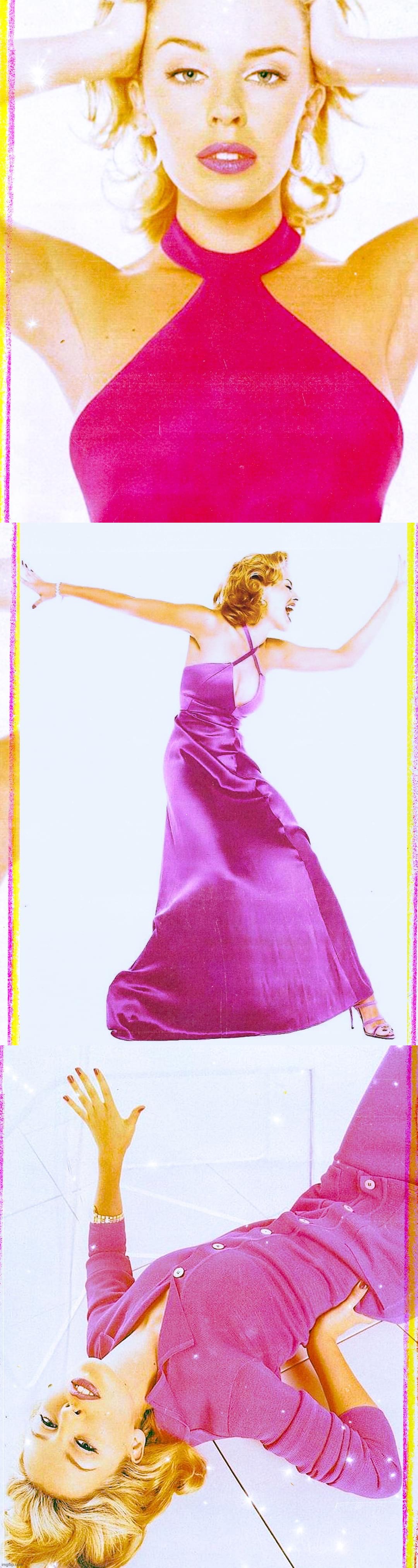 image tagged in kylie minogue pink | made w/ Imgflip meme maker