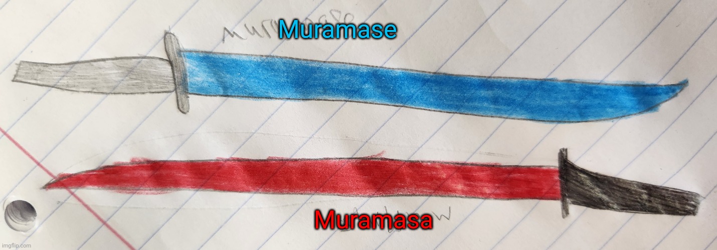 The swords that represents good and evil | Muramase; Muramasa | made w/ Imgflip meme maker