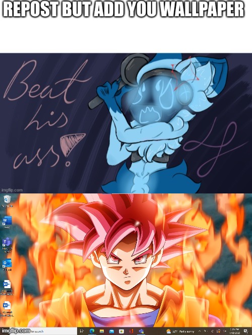 Another Goku wallpaper | made w/ Imgflip meme maker