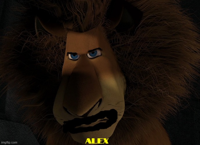 what the next madagascar movie could've been like | ALEX | image tagged in memes,universal studios,dreamworks,madagascar,logan style | made w/ Imgflip meme maker