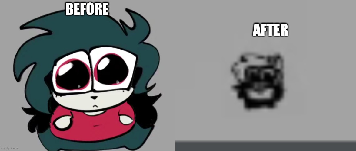BEFORE AFTER | image tagged in goo goo gaa gaa baby | made w/ Imgflip meme maker