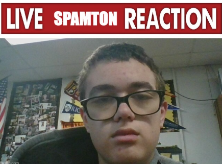 Live Spam Tongs Reaction Blank Meme Template