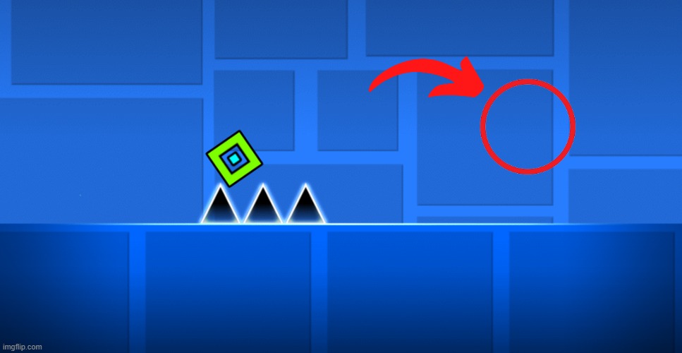 Geometry Dash Spike | image tagged in geometry dash spike | made w/ Imgflip meme maker