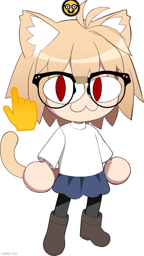 post above | 🤓 | image tagged in neco arc | made w/ Imgflip meme maker