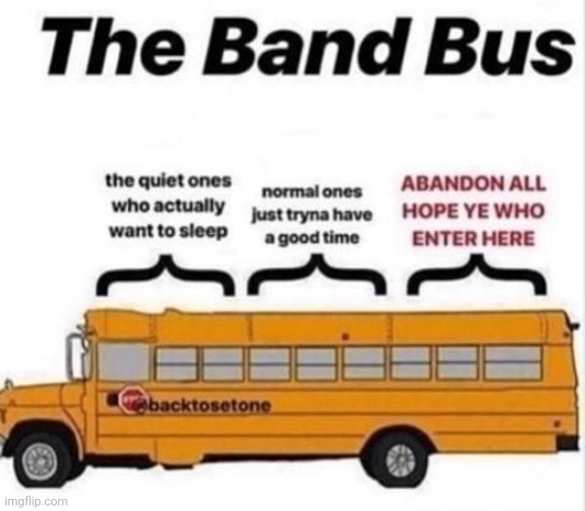 iFunny on Pinterest | image tagged in marching band,bus | made w/ Imgflip meme maker