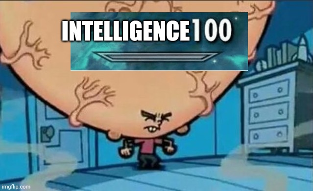 Big Brain timmy | INTELLIGENCE | image tagged in big brain timmy | made w/ Imgflip meme maker