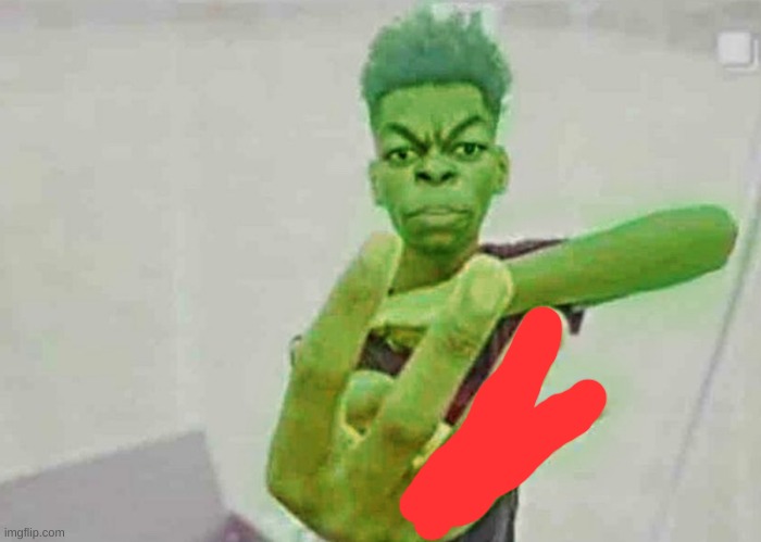 Beast Boy Holding Up 4 Fingers | image tagged in beast boy holding up 4 fingers | made w/ Imgflip meme maker