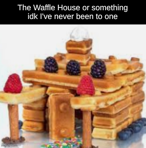 The Waffle House or something idk I've never been to one | made w/ Imgflip meme maker