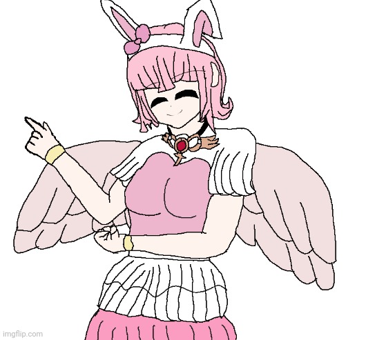 I drew Usami as a human!  This was meant for birthday ( which isn't till February ),  but I finished early | image tagged in danganronpa,birthday,drawing | made w/ Imgflip meme maker