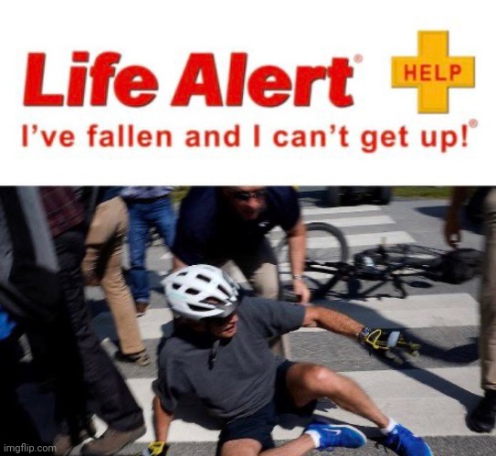 Joe Biden when he fell of his bike! | image tagged in joe biden worries | made w/ Imgflip meme maker