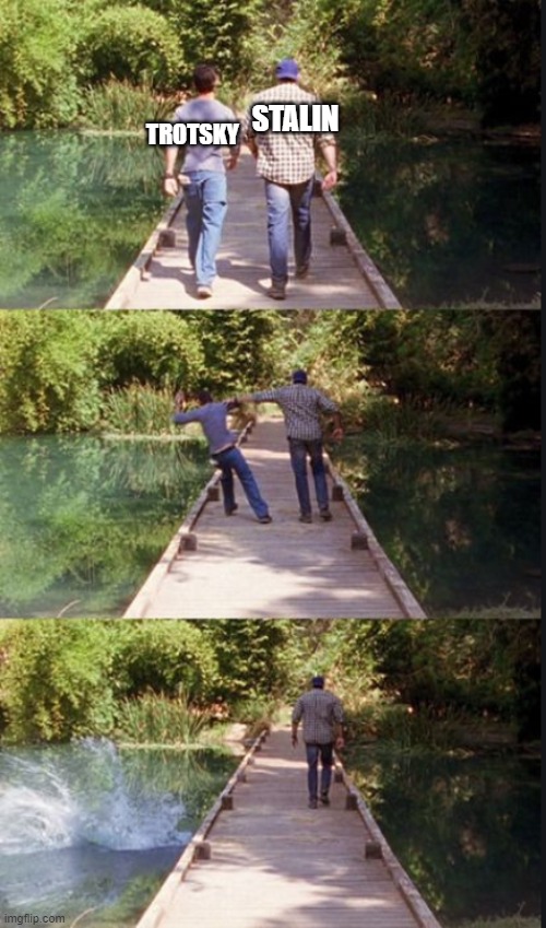 This USSR Ain't Big Enough for Both of Us | image tagged in history memes | made w/ Imgflip meme maker