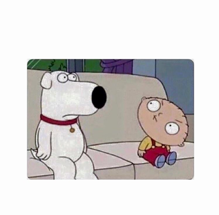 High Quality Brian and Stewie Blank Meme Template