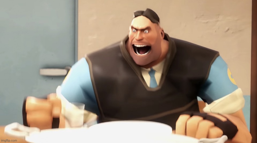 Angry Heavy | image tagged in angry heavy | made w/ Imgflip meme maker