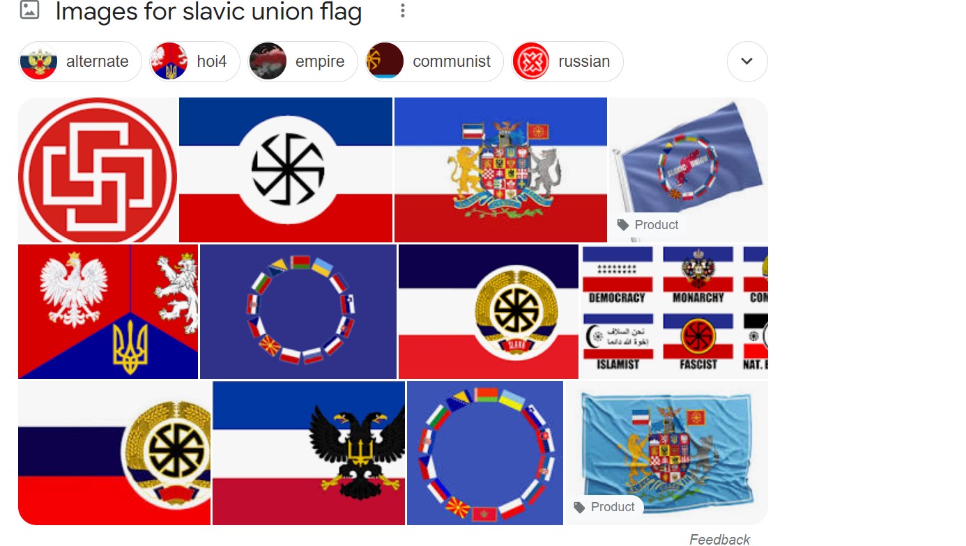 High Quality Slavic Flags Blank Meme Template