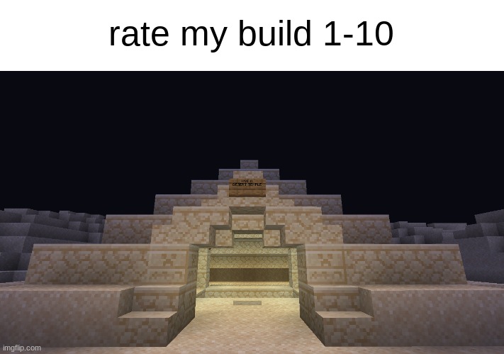 it has a basement to trap kids | rate my build 1-10 | made w/ Imgflip meme maker