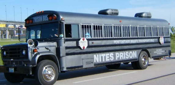 Prison Bus Blank Meme Template