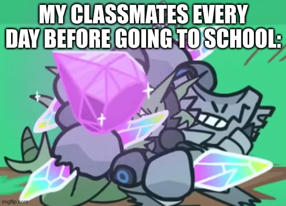 ultimate pileup | MY CLASSMATES EVERY DAY BEFORE GOING TO SCHOOL: | image tagged in ultimate pileup | made w/ Imgflip meme maker