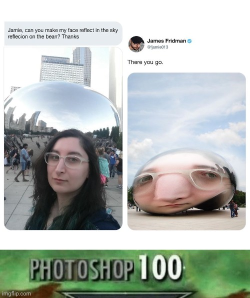 Face | image tagged in photoshop 100,memes,photoshop,meme,face,reflection | made w/ Imgflip meme maker