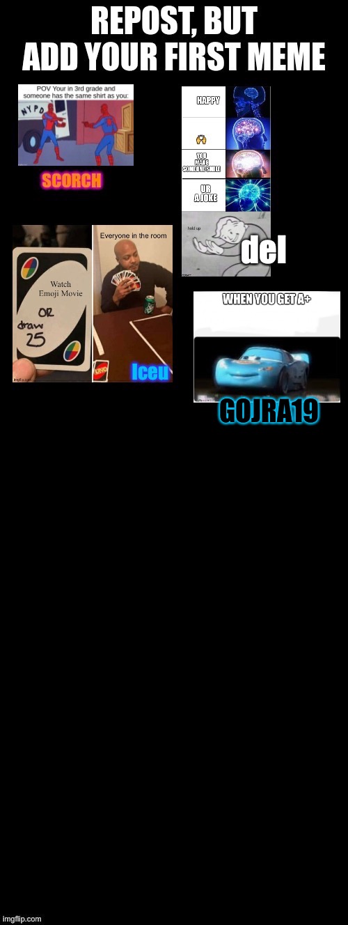 I think this is my first meme | GOJRA19 | image tagged in iceu | made w/ Imgflip meme maker