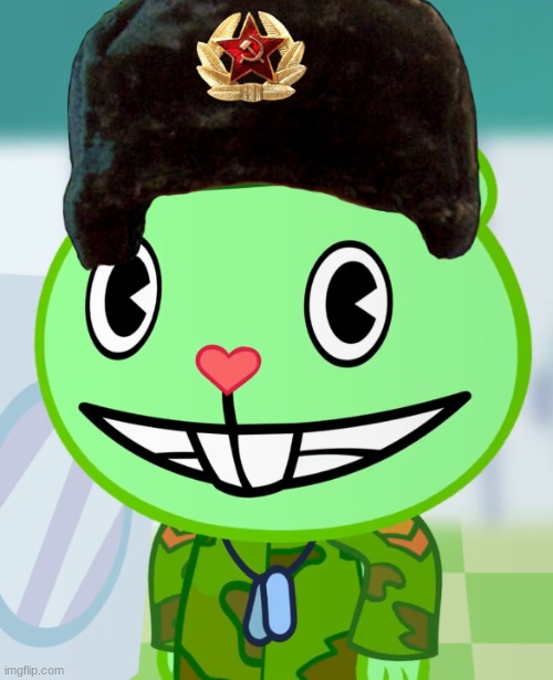htf but russian | image tagged in flippy smiles htf | made w/ Imgflip meme maker